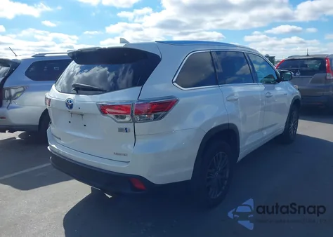 2015 Toyota Highlander Hybrid Limited Platinum V6 z USA, uszkodzony, nr VIN 5TDDCRFH9FS010641